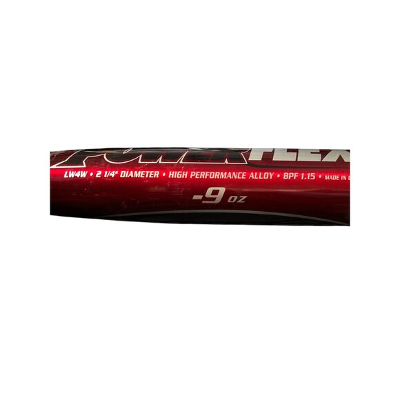 Worth Power Flex LW4 Baseball Bat 2 1/4” Dia 29” 22oz -7 LL BR DYB Pony A - Picture 3 of 9